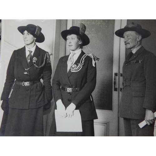 535 - ROYAL PHOTOGRAPHS: An assortment of B&W photographs together with a photograph of Princess Mary with... 