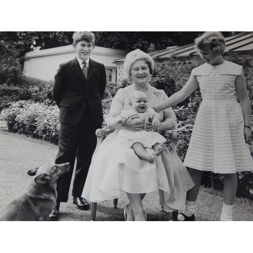 535 - ROYAL PHOTOGRAPHS: An assortment of B&W photographs together with a photograph of Princess Mary with... 