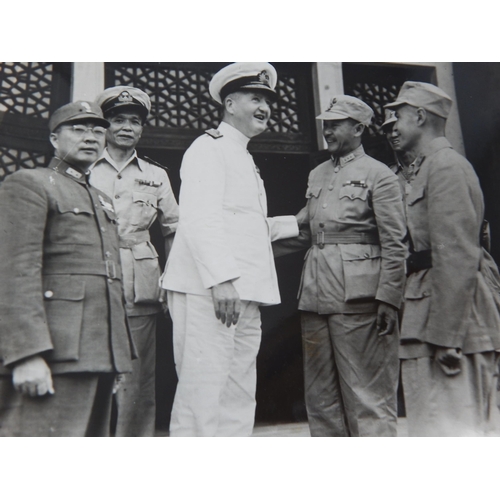 539 - WWII: A Quantity of B&W Photographs showing the signing of the surrender by the Japanese aboard the ... 