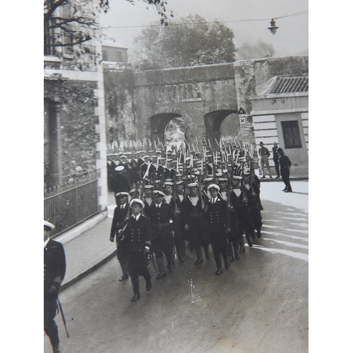 541 - WWII: A Collection of B&W Naval Photographs showing the 50 boat armada that went to Dunkirk, Life in... 