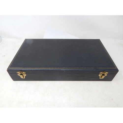 100 - Cased set of Elizabeth II silver four piece dressing table set,
Birmingham 1964,