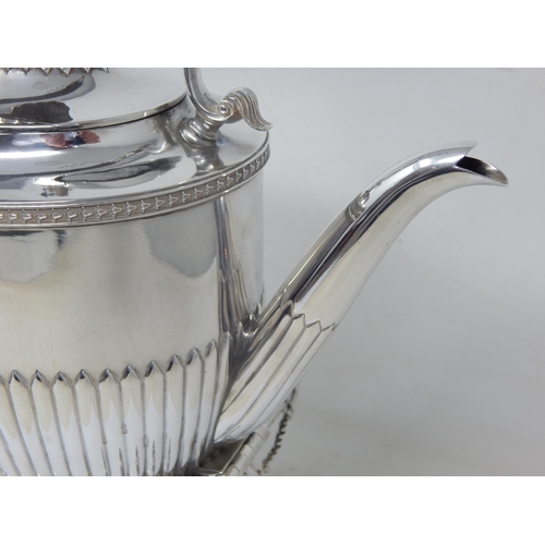93 - Victorian silver spirit kettle, London 1882, Robert Harper, Gross Weight 1404g (45.14oz)