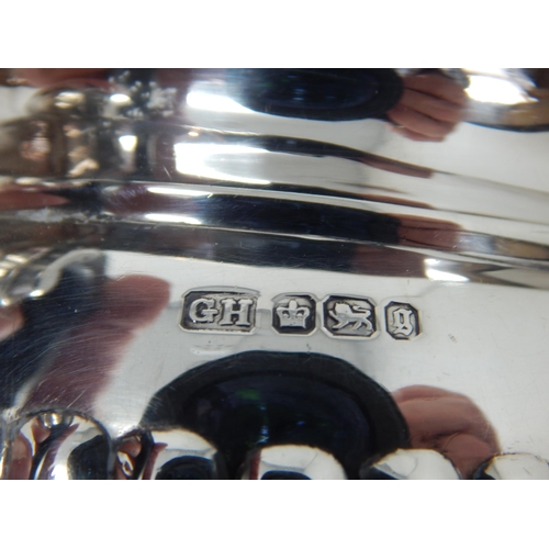 96 - Victorian silver three piece tea service, Sheffield 1899, Gross Weight 788g (25.33oz)