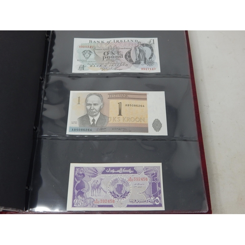 4 - Large collection of World Banknotes housed in 2 x collectors albums generally about Uncirculated and... 