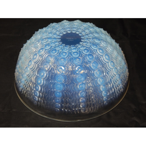 499 - RENE LALIQUE (1860-1945) Ourins Bowl: Designed 1935: Measures 20.5cm diameter: Etched 