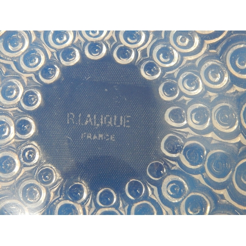 499 - RENE LALIQUE (1860-1945) Ourins Bowl: Designed 1935: Measures 20.5cm diameter: Etched 