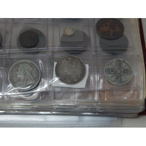 82 - An Album containing a large collection of Coinage including Silver.