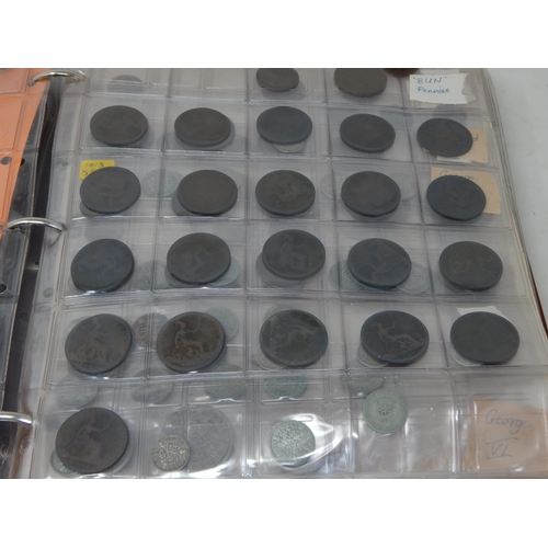 82 - An Album containing a large collection of Coinage including Silver.