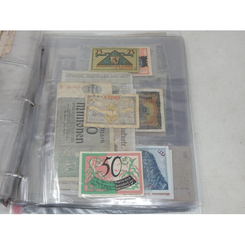 83 - An Album of UK & World Banknotes (lot)