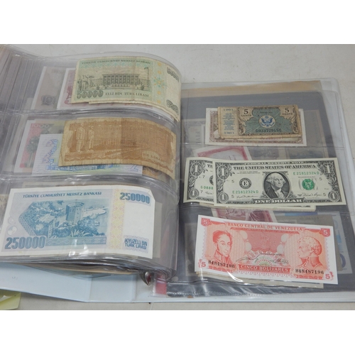 83 - An Album of UK & World Banknotes (lot)
