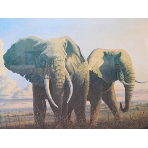 522 - GERALD COULSON (1926-2021) African Giants: Our vendor informs us that this is a unique print from th... 