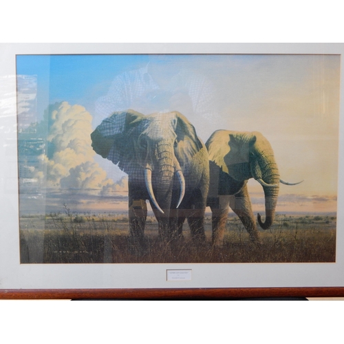 522 - GERALD COULSON (1926-2021) African Giants: Our vendor informs us that this is a unique print from th... 