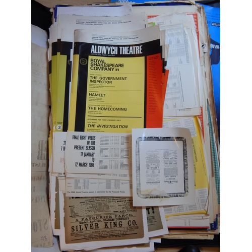 547 - A Large Portfolio case containing a huge quantity of vinatge theatres posters. (lot)