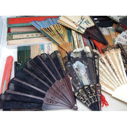 557 - A Large Quantity of Fans from a private collection (lot)