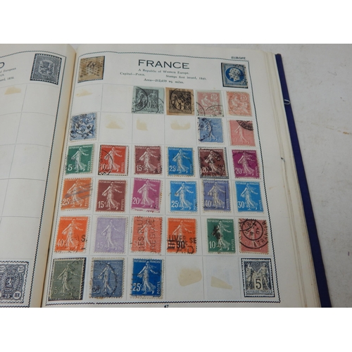 Victory World Stamp Album containing stamps from countries