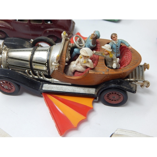 559 - Corgi Chitty Chitty Bang Bang, Dinky Austin Devon, Corgi Juniors Simon Templar (The Saint) Jaguar XJ... 