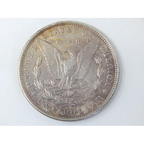 16 - A Key Date 1889 Silver Morgan Dollar, Philadelphia Mint: E/F (Sheldon Scale): Weight 26.74g