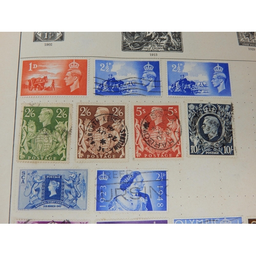 15 - A Substantial Collection of World Stamps Housed in a Vintage Strand Stamp Album Comprising: Great Br... 