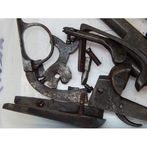 611 - 19th Century Colt Army Revolver in Pieces: Unsure if Complete: Sold as an exempt item under Section ... 