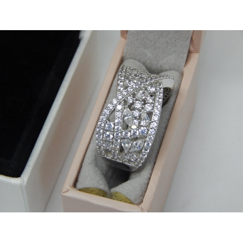 243 - 10ct Gold Filled Ring in Pandora Ring Box together with 6 Silver Rings & 2 Silver pendants