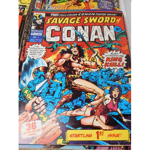 561 - 1960's/70's/80's Marvel & DC Comics Including: Conan issue 1 onwards, Thor, Captain America, Sub Mar... 