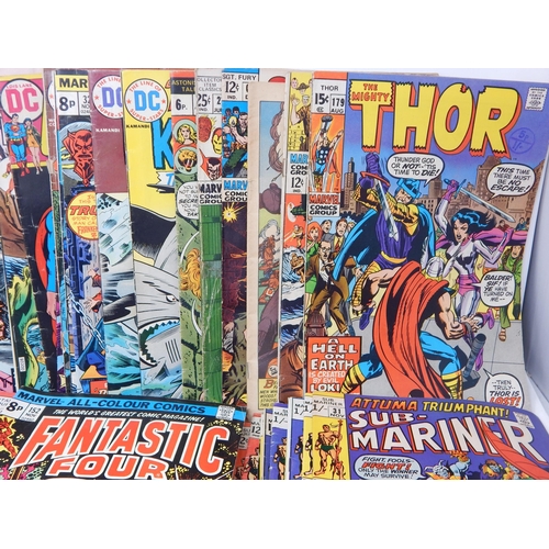 561 - 1960's/70's/80's Marvel & DC Comics Including: Conan issue 1 onwards, Thor, Captain America, Sub Mar... 