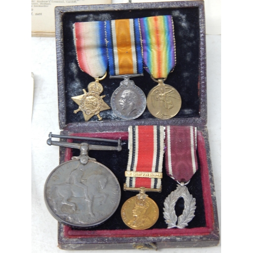 616 - Lieutenant Albert Julius Boss 1898-1996, Royal Navy: A Collection of His WWI/WWII Medals/Miniatures,... 