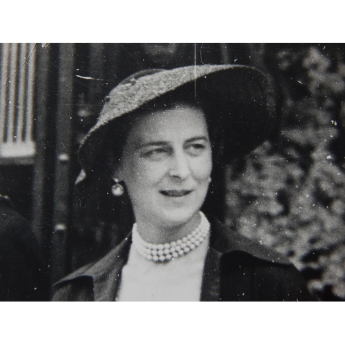 527 - ROYAL PHOTOGRAPHS: An assortment of B&W photographs together with a photograph of Princess Mary with... 