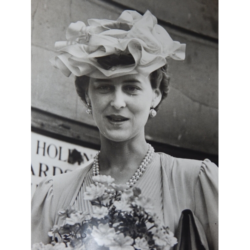 527 - ROYAL PHOTOGRAPHS: An assortment of B&W photographs together with a photograph of Princess Mary with... 