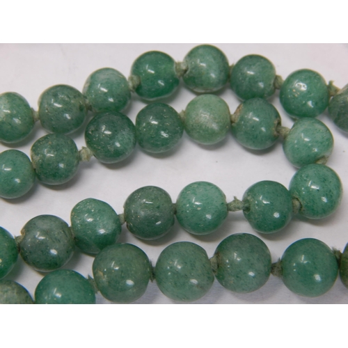 260 - Jade/Jadeite Necklaces (2) Lengths 60cm/50cm