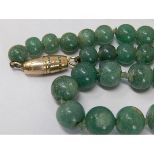 260 - Jade/Jadeite Necklaces (2) Lengths 60cm/50cm