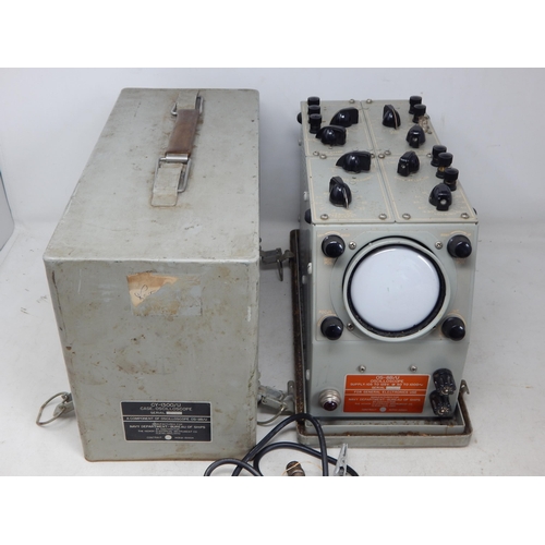 618 - U.S Navy Department Oscilloscope in Original Metal Case