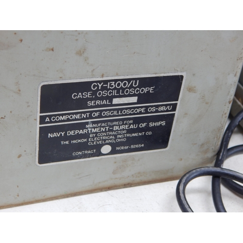 618 - U.S Navy Department Oscilloscope in Original Metal Case