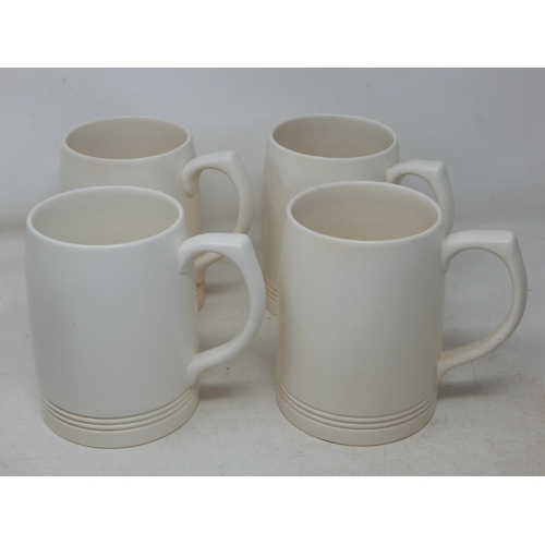 586 - Set of 4 Keith Murray (Wedgwood) Tankards