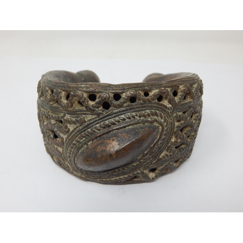 623 - Benin Bronze Bangles (3), West Africa: Weight 2.2kg