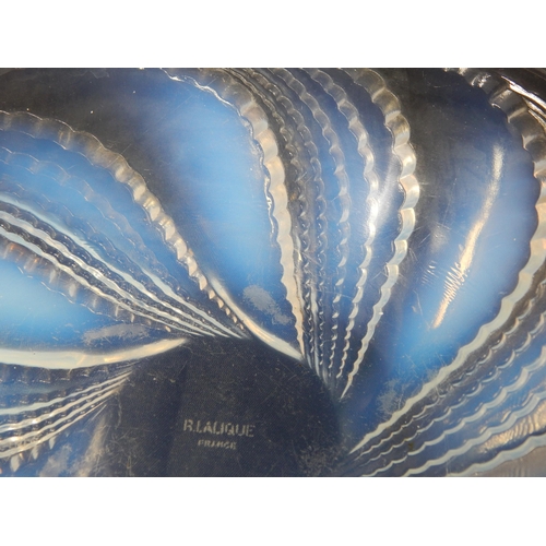 488 - RENE LALIQUE (1860-1945) Opalescent Fleurons  Bowl: Designed 1935: Diameter 25cm