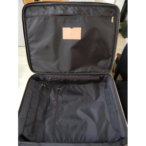 165 - Louis Vuitton Pegase 55 Monogram Cabin Suitcase with twin front pockets on wheels with extendable ha... 