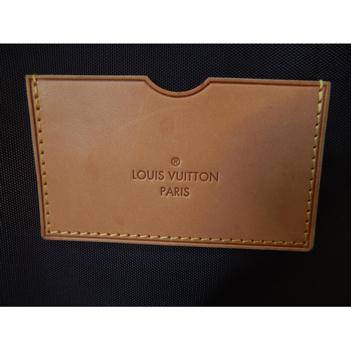 165 - Louis Vuitton Pegase 55 Monogram Cabin Suitcase with twin front pockets on wheels with extendable ha... 