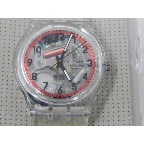 150 - Swatch Sydney 2000 Wristwatch as new in original case together with a Junghams Gentleman's Espania W... 