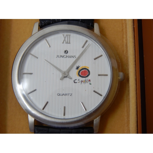 150 - Swatch Sydney 2000 Wristwatch as new in original case together with a Junghams Gentleman's Espania W... 