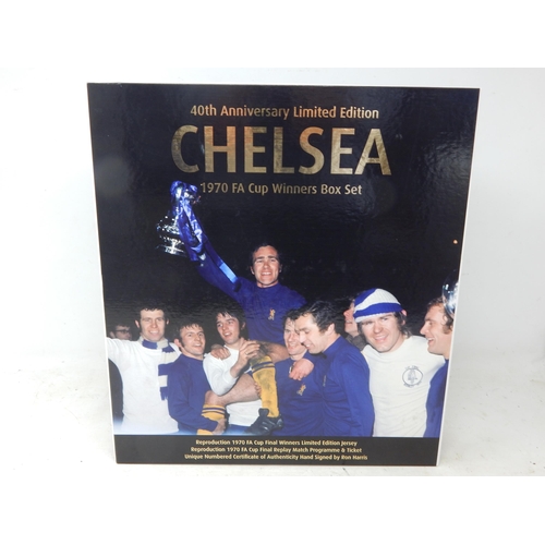 648 - CHELSEA F.C: 40th Anniversary F.A Cup Winners Box Set Containing: Reproduction Limited Edition Jerse... 