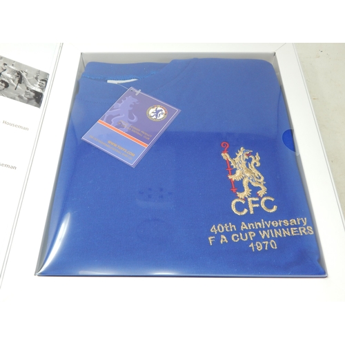 648 - CHELSEA F.C: 40th Anniversary F.A Cup Winners Box Set Containing: Reproduction Limited Edition Jerse... 