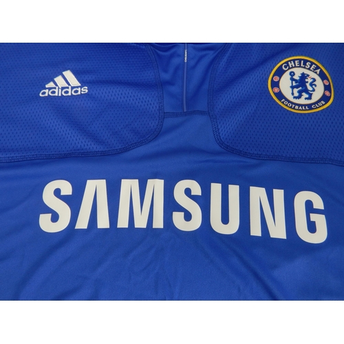 654 - CHELSEA F.C: 2009-2010 Addidas Home Shirt with Tags: (size XL)