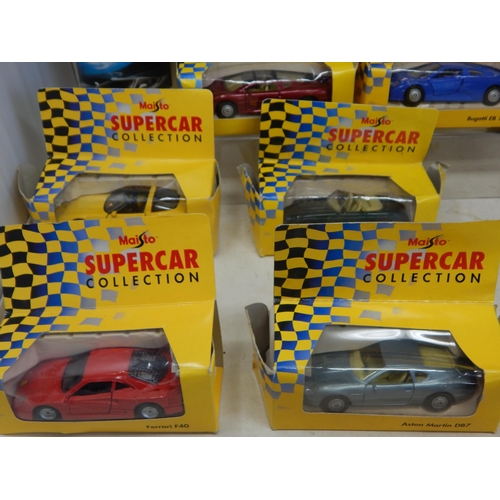 548 - A Collection of Model Vehicles Including a Minichamps Rolls Royce Phantom Drophead Coupe, Hot Wheels... 