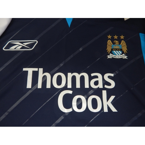 658 - MANCHESTER CITY F.C: Reebok Away Shirt with Tags (size L)