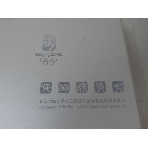 660 - BEIJING 2008 OLYMPIC GAMES: Pin Set, Boxed with COA