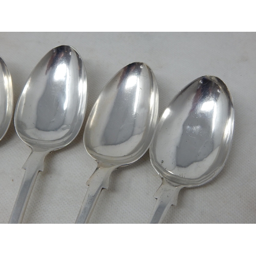 728 - Set of 6 Victorian Silver Dessert Spoons Hallmarked Exeter 1850 by Josiah Gregory: Length 18cm: Weig... 