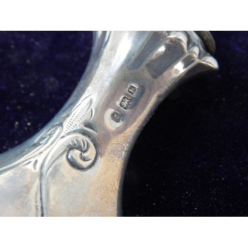 739 - A Pair of Edwardian Silver Pepperettes Hallmarked Birmingham 1907 in Original Fitted Case.