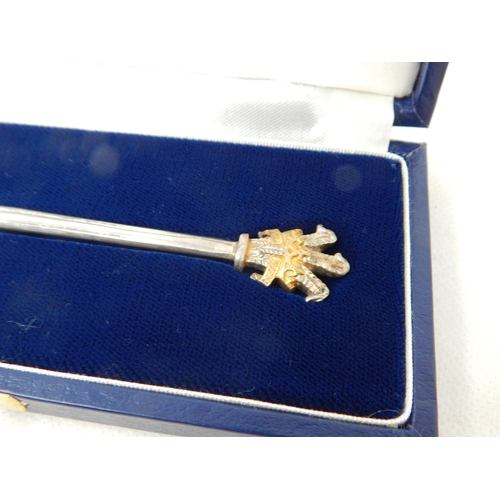 773 - Hallmarked Silver QEII Golden Jubilee 2002 Crown Top Spoon, Limited Edition 178/500 by C.J Vander in... 