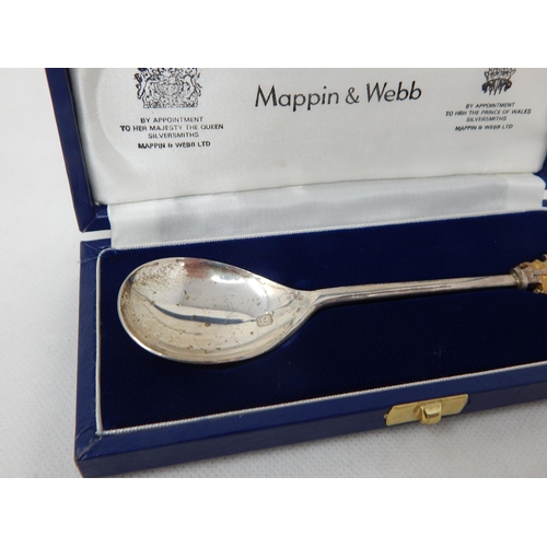 773 - Hallmarked Silver QEII Golden Jubilee 2002 Crown Top Spoon, Limited Edition 178/500 by C.J Vander in... 